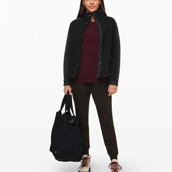 Lululemon Go Cozy Jacket Black 2 - Picture 3 of 13